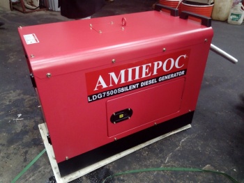  Дизель генератор 6 кВт АМПЕРОС LDG 7500S